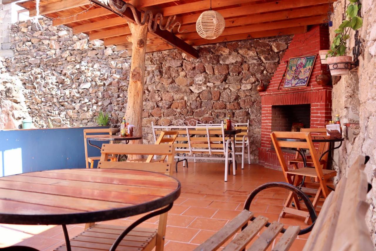 Hospedaje Pizza Azul Catorce Kültér fotó